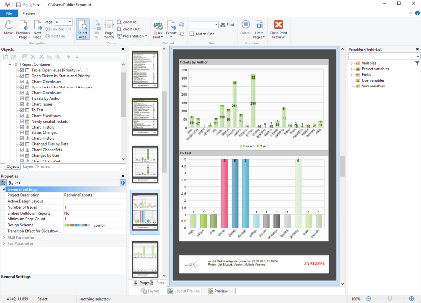 A Reporting Solution for Redmine